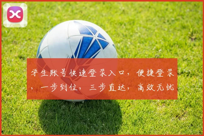 学生账号快速登录入口，便捷登录，一步到位，三步直达，高效无忧